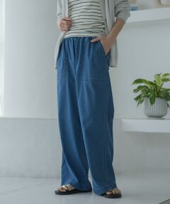 Sonny Label / サニーレーベル デニムパンツ | 接触冷感デニムベイカーパンツ