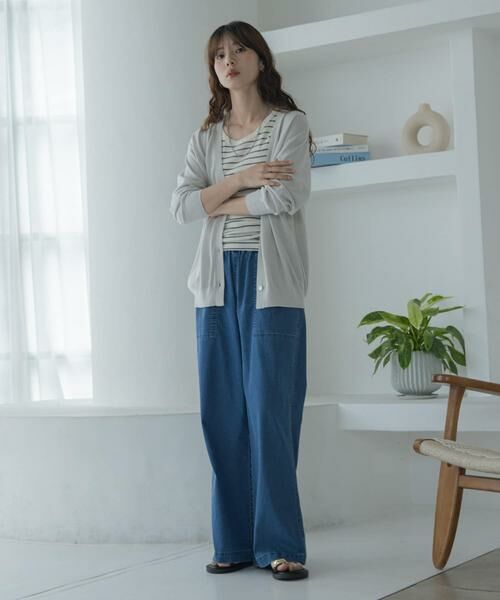 Sonny Label / サニーレーベル デニムパンツ | 接触冷感デニムベイカーパンツ | 詳細5