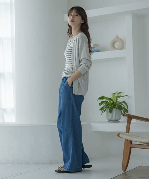 Sonny Label / サニーレーベル デニムパンツ | 接触冷感デニムベイカーパンツ | 詳細6