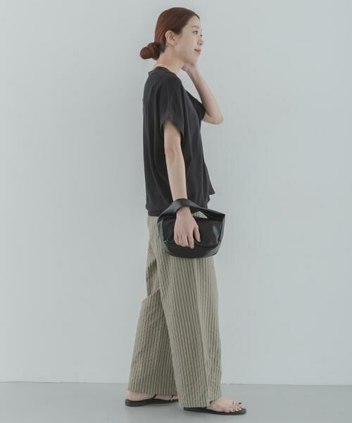 Sonny Label / サニーレーベル その他パンツ | ストライプセミワイドイージーパンツ | 詳細7