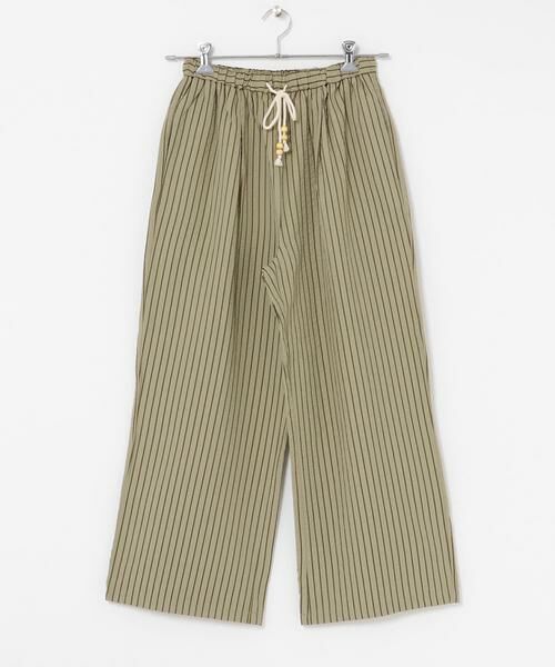 Sonny Label / サニーレーベル その他パンツ | ストライプセミワイドイージーパンツ | 詳細8