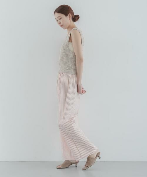 Sonny Label / サニーレーベル その他パンツ | ストライプセミワイドイージーパンツ | 詳細16