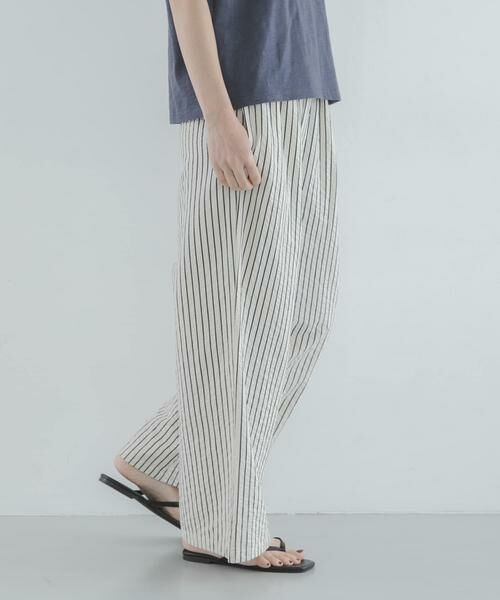 Sonny Label / サニーレーベル その他パンツ | ストライプセミワイドイージーパンツ | 詳細26