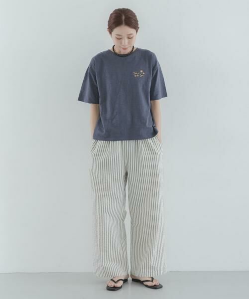 Sonny Label / サニーレーベル その他パンツ | ストライプセミワイドイージーパンツ | 詳細27