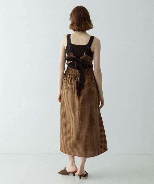 Sonny Label / サニーレーベル ワンピース | サマーチェックシャーリングキャミワンピース | 詳細7