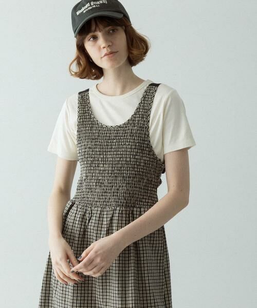 Sonny Label / サニーレーベル ワンピース | サマーチェックシャーリングキャミワンピース | 詳細10