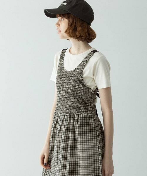 Sonny Label / サニーレーベル ワンピース | サマーチェックシャーリングキャミワンピース | 詳細11