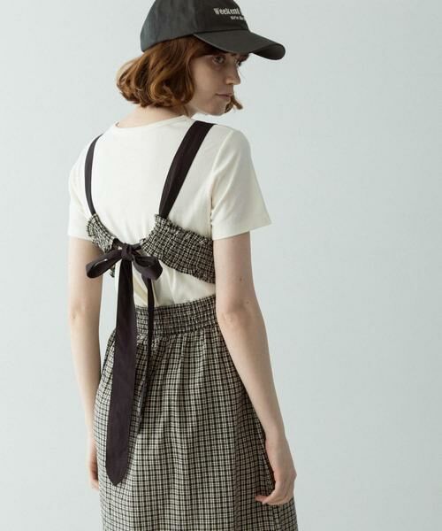 Sonny Label / サニーレーベル ワンピース | サマーチェックシャーリングキャミワンピース | 詳細13