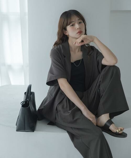 Sonny Label / サニーレーベル セットアップ | ハイスペジャケットパンツセットアップ（チャコールグレー）