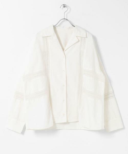 Sonny Label / サニーレーベル その他アウター | ブロッキングレースコットンシャツジャケット | 詳細8