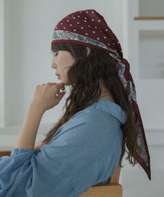 Sonny Label / サニーレーベル バンダナ・スカーフ | ドットサンカクスカーフ