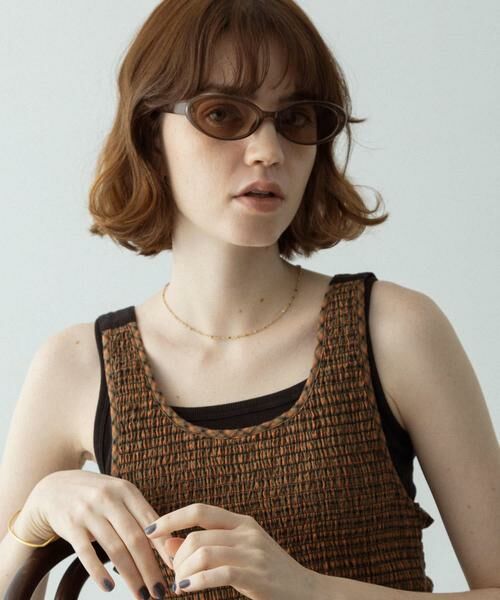 Sonny Label / サニーレーベル サングラス・メガネ | キャットアイサングラス（ブラウン）