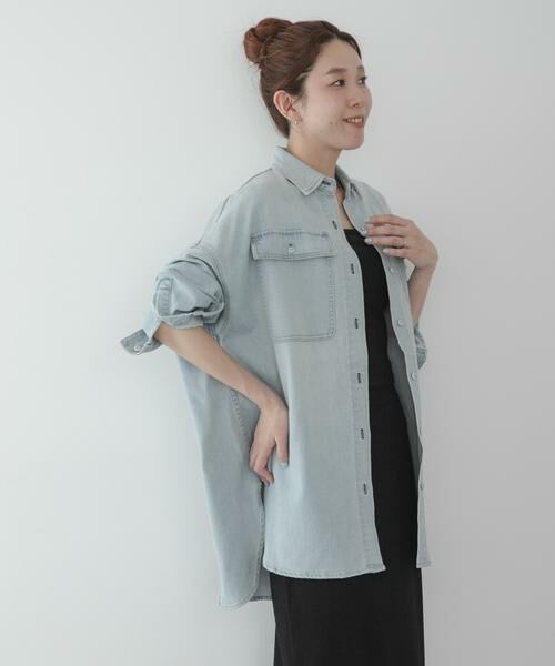 Sonny Label / サニーレーベル シャツ・ブラウス | Healthy DENIM　ALMOND | 詳細14
