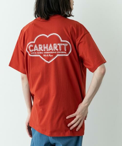 Sonny Label / サニーレーベル Tシャツ | CARHARTT　SHORT-SLEEVE CLOUD HEART T-SHIRTS（レッド系その他）