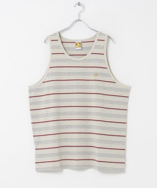 Sonny Label / サニーレーベル タンクトップ | HANG TEN　BASIC BORDER TANK（ベージュ系その他）