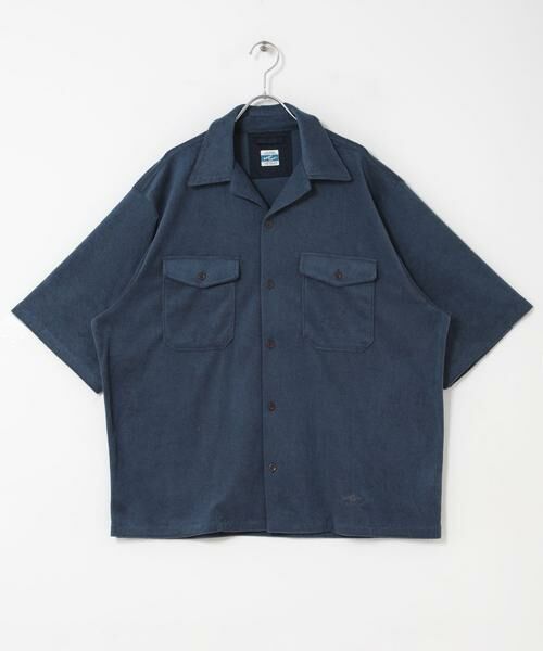 Sonny Label / サニーレーベル シャツ・ブラウス | ARMY TWILL　PILE OPEN COLLAR SHIRTS | 詳細1