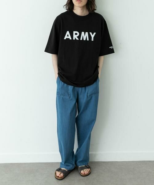 Sonny Label / サニーレーベル Tシャツ | ARMY TWILL　PRINT HSTEE ARMY | 詳細12