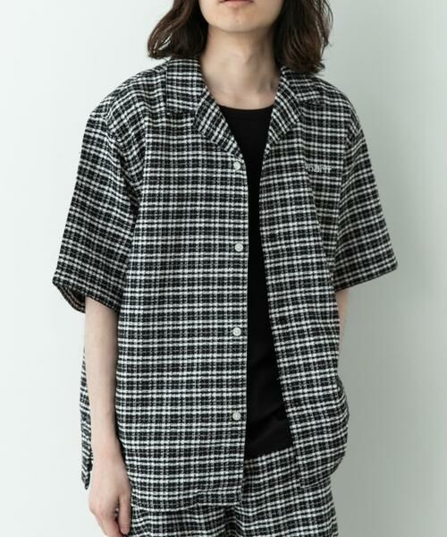 Sonny Label / サニーレーベル シャツ・ブラウス | CARHARTT　SHORT-SLEEVE KANDER SHIRTS（ブラック）