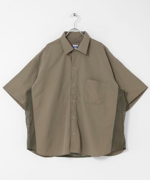 Sonny Label / サニーレーベル シャツ・ブラウス | ARMY TWILL　NYLON OX MESH SHIRTS | 詳細1