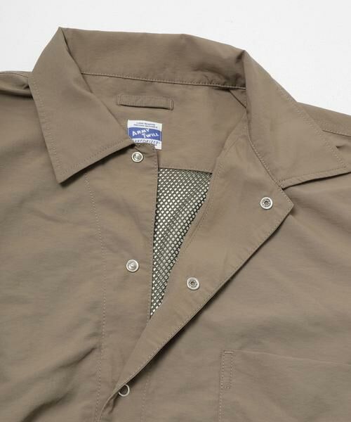 Sonny Label / サニーレーベル シャツ・ブラウス | ARMY TWILL　NYLON OX MESH SHIRTS | 詳細2