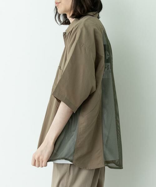 Sonny Label / サニーレーベル シャツ・ブラウス | ARMY TWILL　NYLON OX MESH SHIRTS | 詳細4