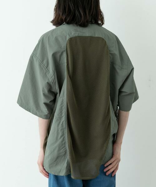 Sonny Label / サニーレーベル シャツ・ブラウス | ARMY TWILL　NYLON OX MESH SHIRTS | 詳細11