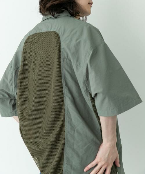 Sonny Label / サニーレーベル シャツ・ブラウス | ARMY TWILL　NYLON OX MESH SHIRTS | 詳細12