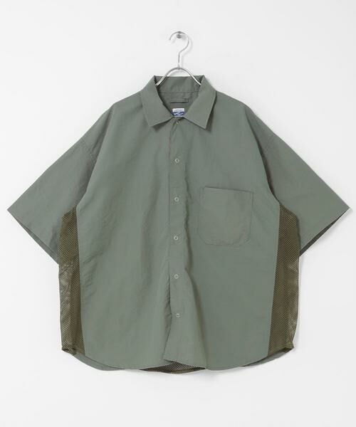 Sonny Label / サニーレーベル シャツ・ブラウス | ARMY TWILL　NYLON OX MESH SHIRTS（グリーン系その他）
