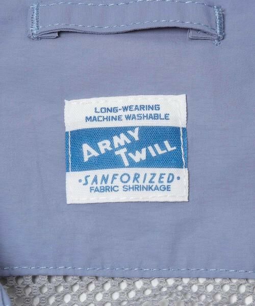 Sonny Label / サニーレーベル シャツ・ブラウス | ARMY TWILL　NYLON OX MESH SHIRTS | 詳細8