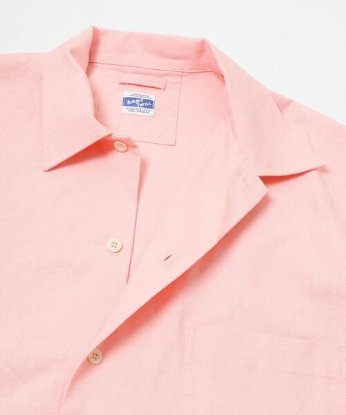 Sonny Label / サニーレーベル シャツ・ブラウス | ARMY TWILL　COTTON LINEN HS SHIRTS | 詳細4