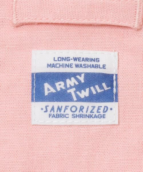 Sonny Label / サニーレーベル シャツ・ブラウス | ARMY TWILL　COTTON LINEN HS SHIRTS | 詳細7