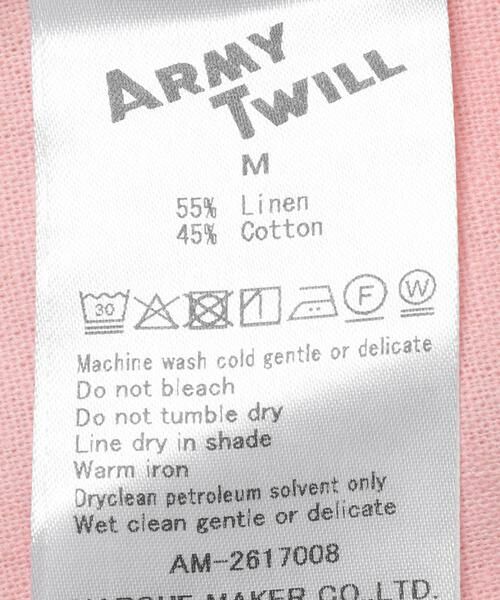 Sonny Label / サニーレーベル シャツ・ブラウス | ARMY TWILL　COTTON LINEN HS SHIRTS | 詳細8
