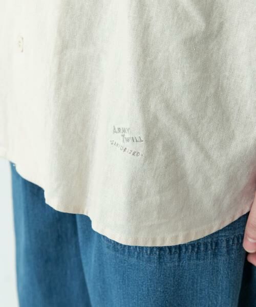 Sonny Label / サニーレーベル シャツ・ブラウス | ARMY TWILL　COTTON LINEN HS SHIRTS | 詳細11