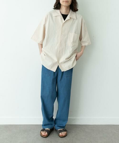Sonny Label / サニーレーベル シャツ・ブラウス | ARMY TWILL　COTTON LINEN HS SHIRTS | 詳細12