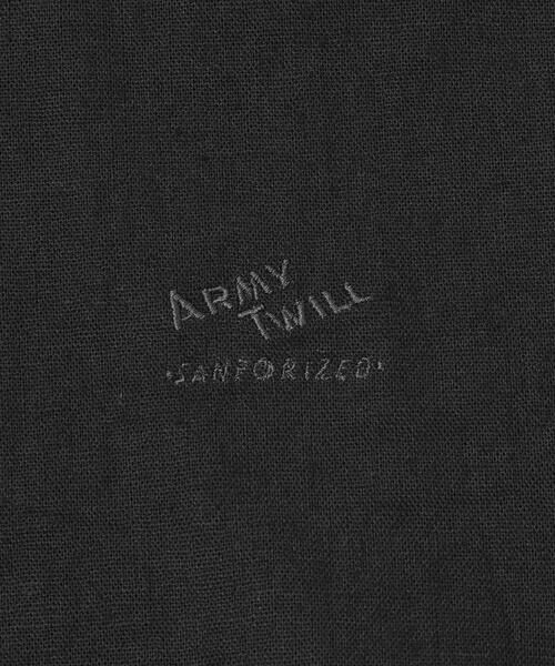 Sonny Label / サニーレーベル シャツ・ブラウス | ARMY TWILL　COTTON LINEN HS SHIRTS | 詳細12