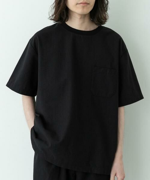 Sonny Label / サニーレーベル Tシャツ | 接触冷感リネン混ショートスリーブTシャツ | 詳細1