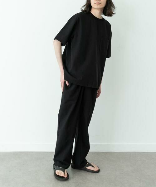 Sonny Label / サニーレーベル Tシャツ | 接触冷感リネン混ショートスリーブTシャツ | 詳細4
