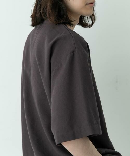 Sonny Label / サニーレーベル Tシャツ | 接触冷感リネン混ショートスリーブTシャツ | 詳細8