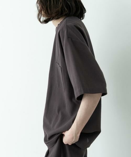 Sonny Label / サニーレーベル Tシャツ | 接触冷感リネン混ショートスリーブTシャツ | 詳細10