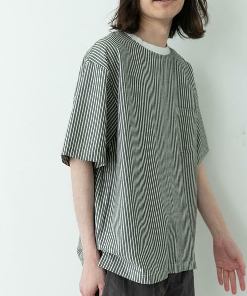 Sonny Label / サニーレーベル Tシャツ | 接触冷感リネン混ショートスリーブTシャツ | 詳細24