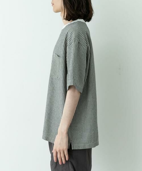 Sonny Label / サニーレーベル Tシャツ | 接触冷感リネン混ショートスリーブTシャツ | 詳細29