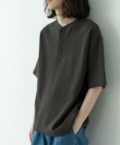 Sonny Label / サニーレーベル Tシャツ | ワッフルヘンリーネックTシャツ