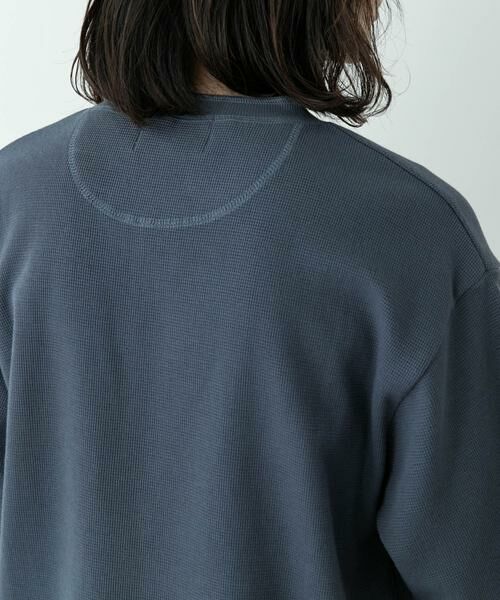 Sonny Label / サニーレーベル Tシャツ | ワッフルヘンリーネックTシャツ | 詳細1