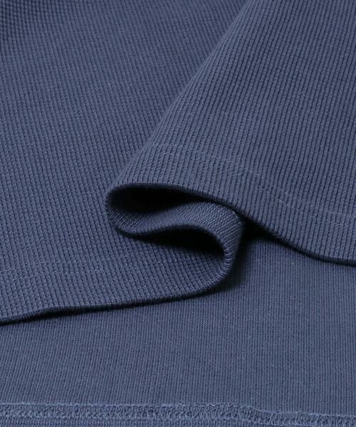Sonny Label / サニーレーベル Tシャツ | ワッフルヘンリーネックTシャツ | 詳細11