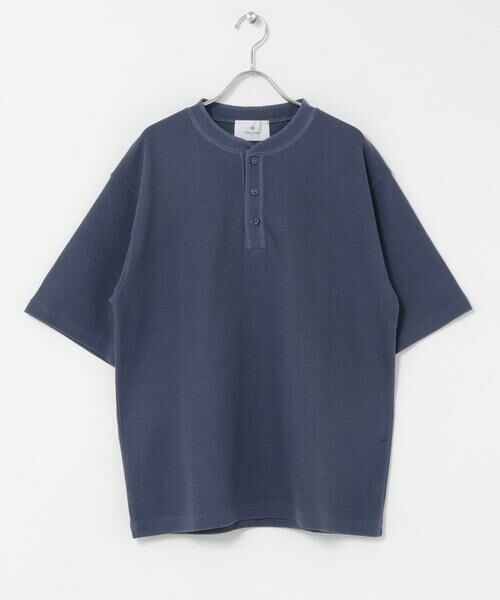 Sonny Label / サニーレーベル Tシャツ | ワッフルヘンリーネックTシャツ | 詳細8