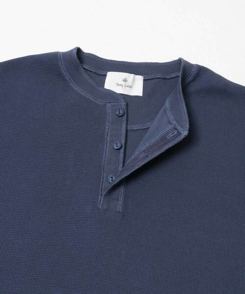 Sonny Label / サニーレーベル Tシャツ | ワッフルヘンリーネックTシャツ | 詳細9