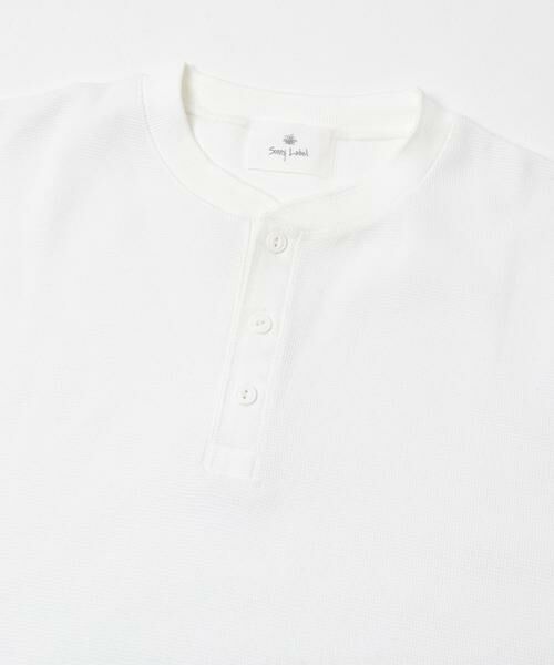 Sonny Label / サニーレーベル Tシャツ | ワッフルヘンリーネックTシャツ | 詳細26