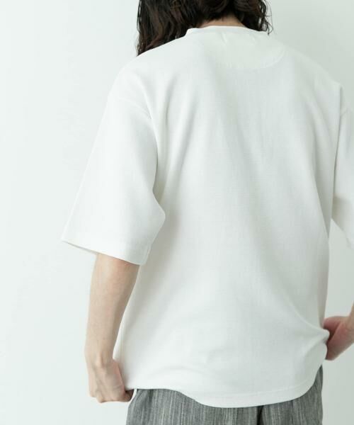 Sonny Label / サニーレーベル Tシャツ | ワッフルヘンリーネックTシャツ | 詳細17