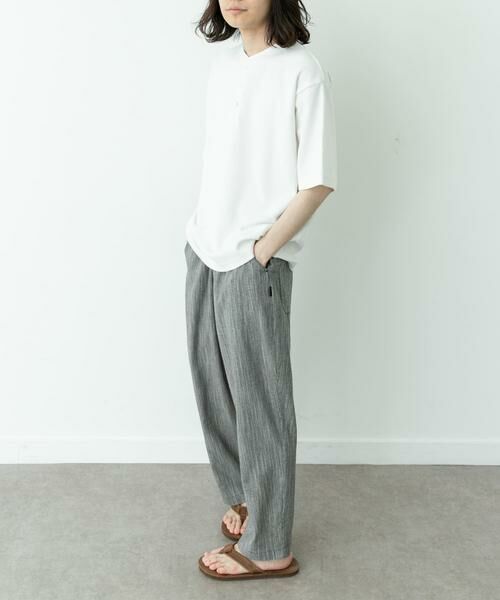 Sonny Label / サニーレーベル Tシャツ | ワッフルヘンリーネックTシャツ | 詳細19