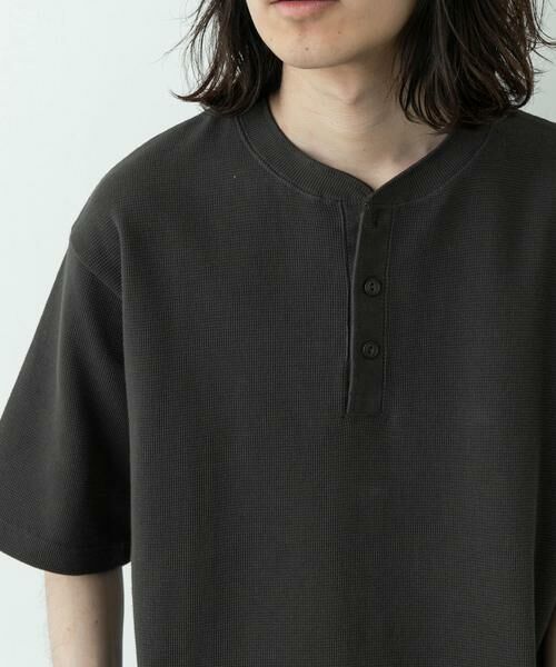Sonny Label / サニーレーベル Tシャツ | ワッフルヘンリーネックTシャツ | 詳細27